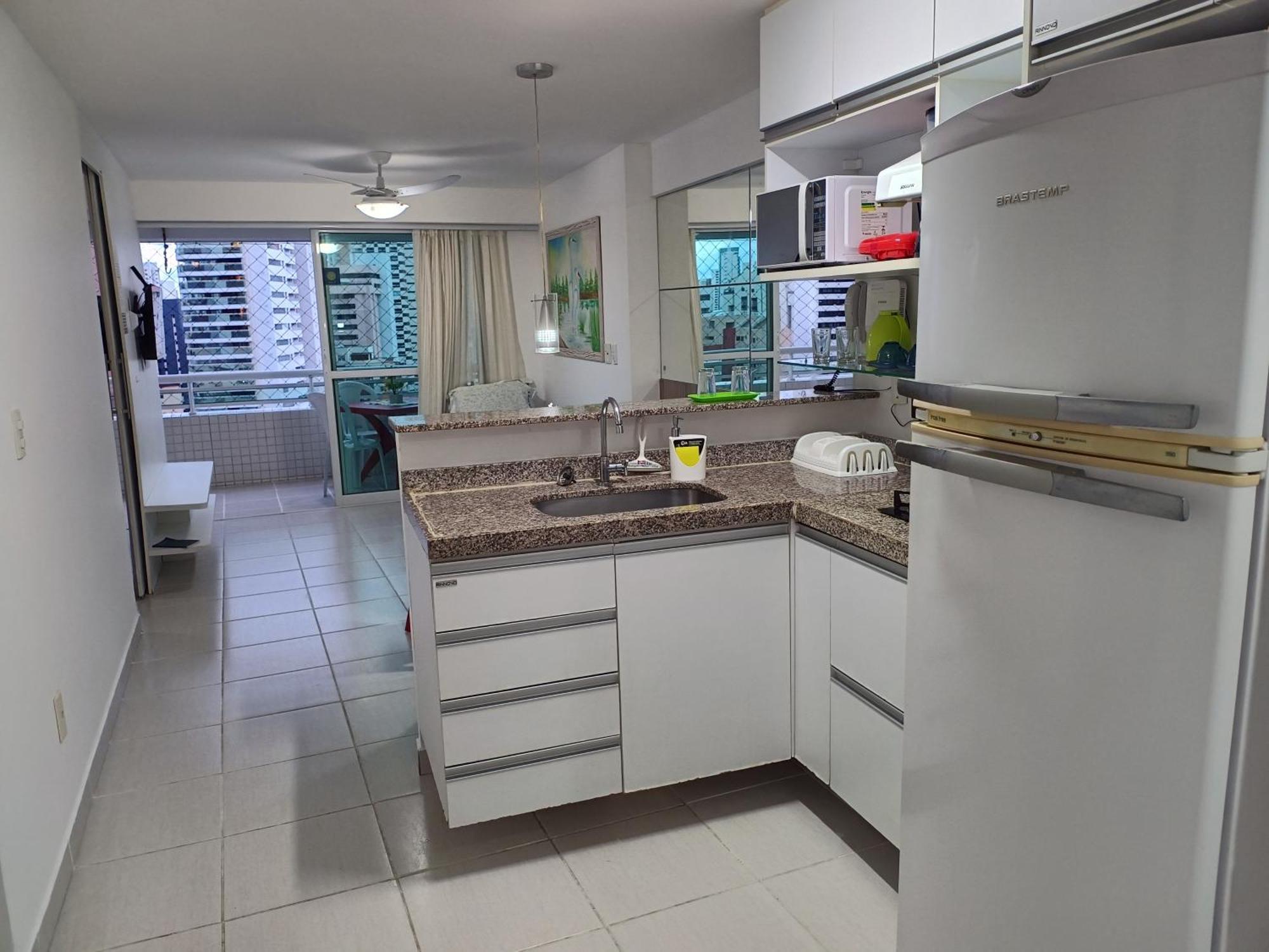 Apartamento No Beach Class Fortaleza Meireles Bagian luar foto