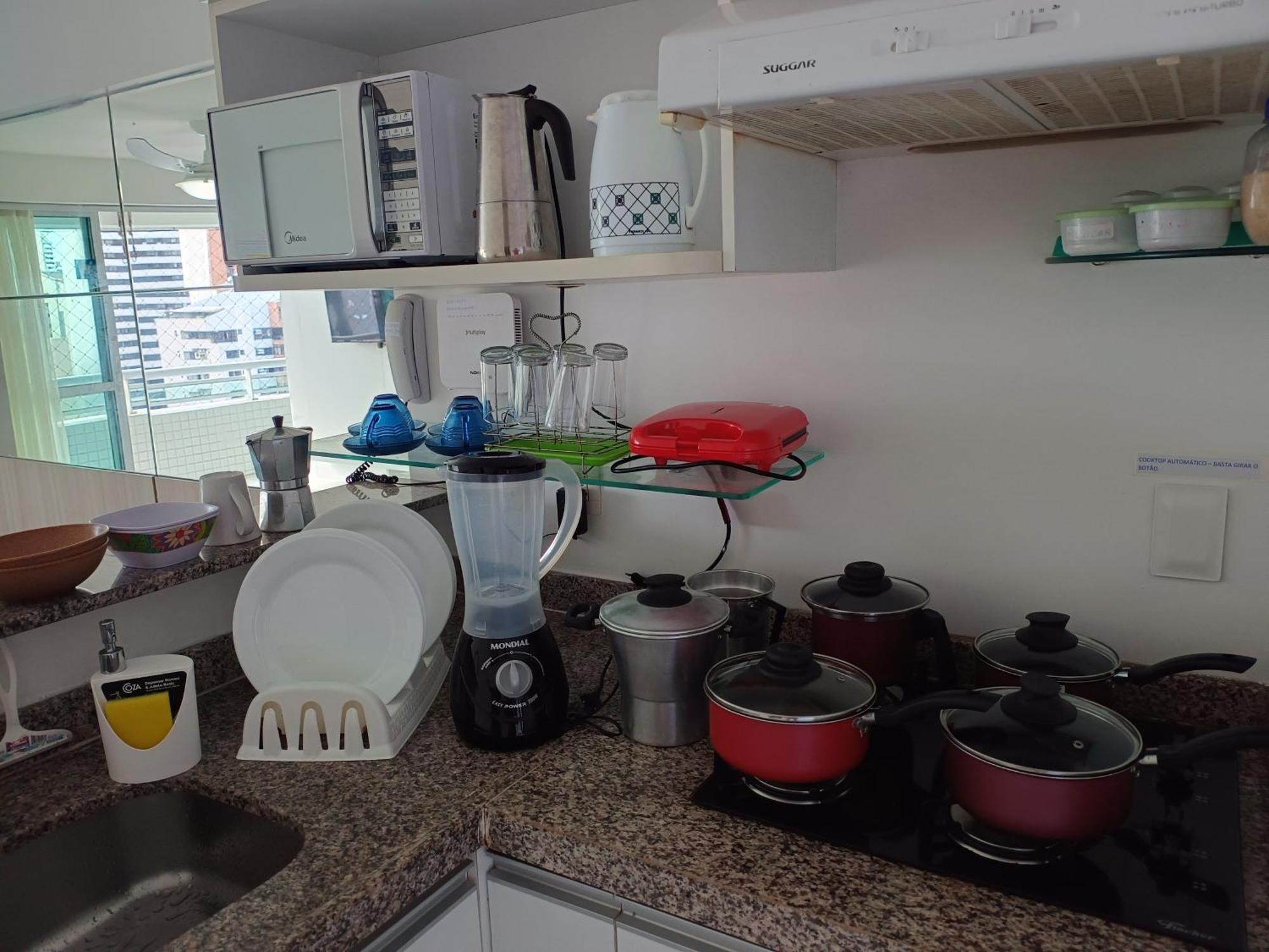 Apartamento No Beach Class Fortaleza Meireles Bagian luar foto